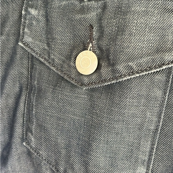 Vintage Gap 1969 Dark Rinse zipper denim jacket. Men’s large - Picture 5 of 6